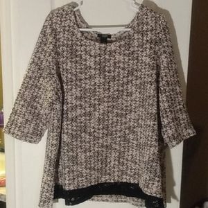 Blouse quarter length sleeves mm79